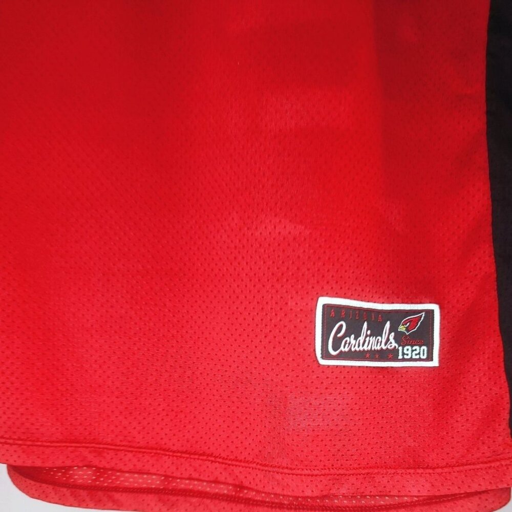 NFL Team Apparel Arizona Cardinals Womens XL Contrast Insert V-Neck Mesh T-Shirt - Picture 5 of 5